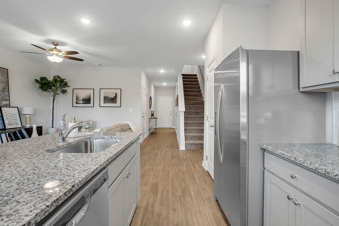 Furnished kitchen area