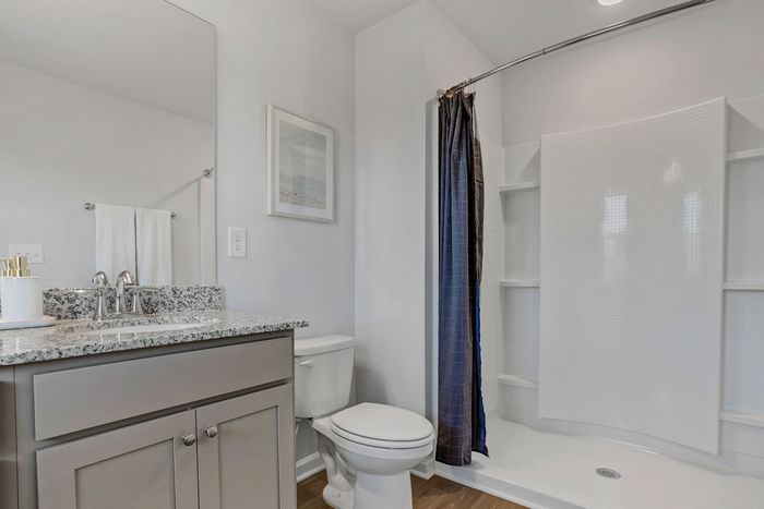 furnished bathroom