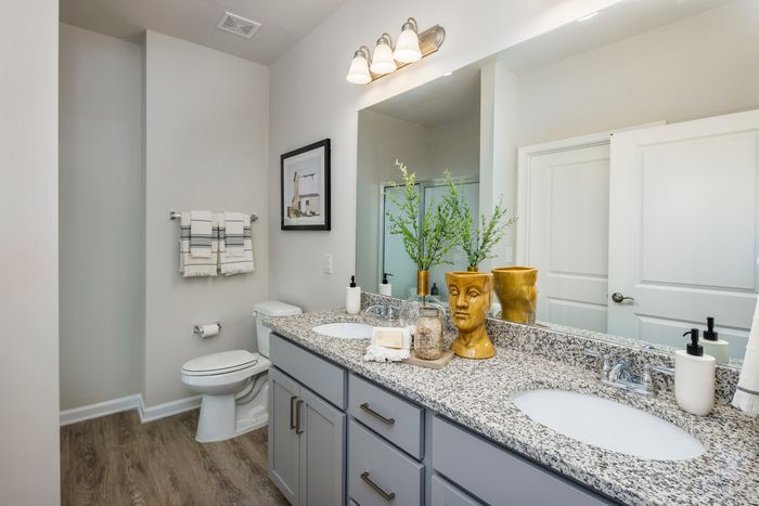 furnished bathroom in single-family home