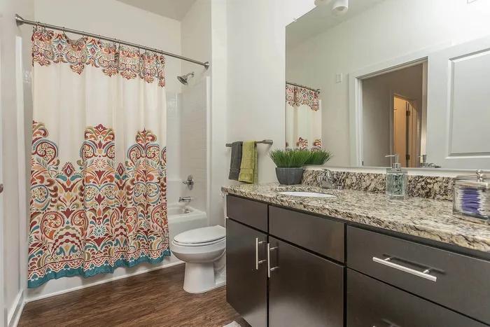 Large Vanity in Bathroom