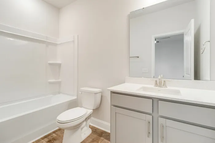 Bathroom with large tub