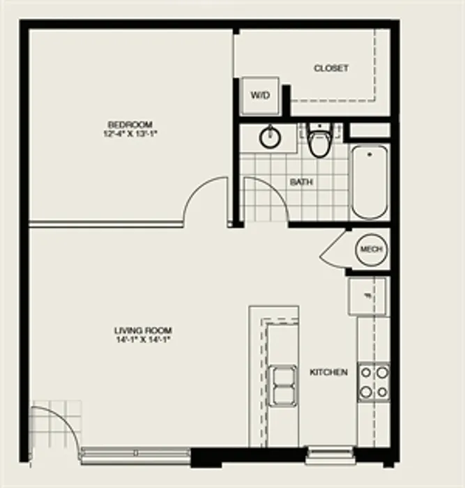 Colony Village A1 Floor Plan