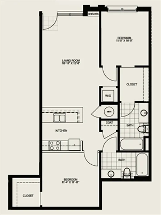 Colony Village B12 Floor Plan
