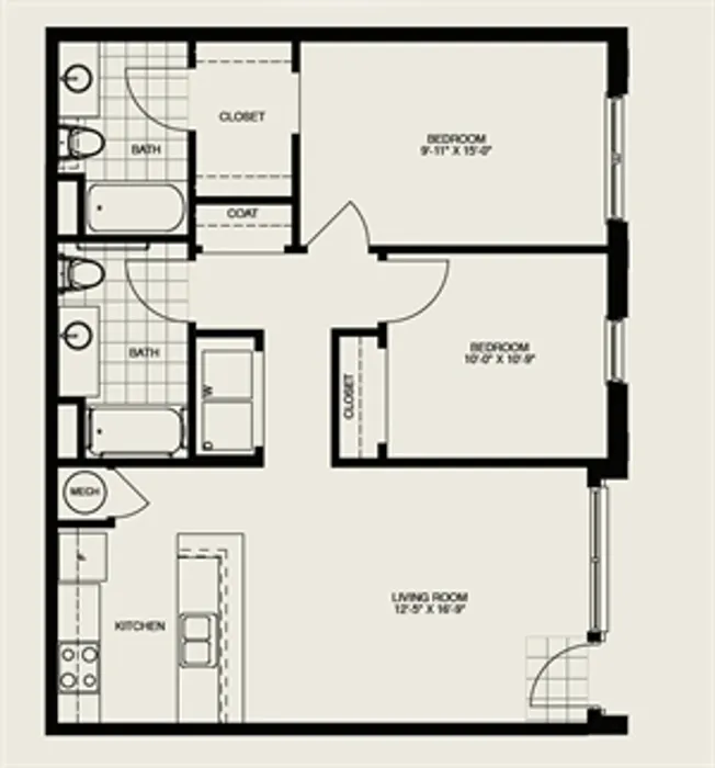 Colony Village B4 Floor Plan