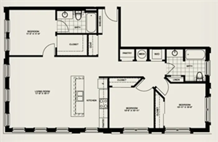 Colony Village C1 Floor Plan