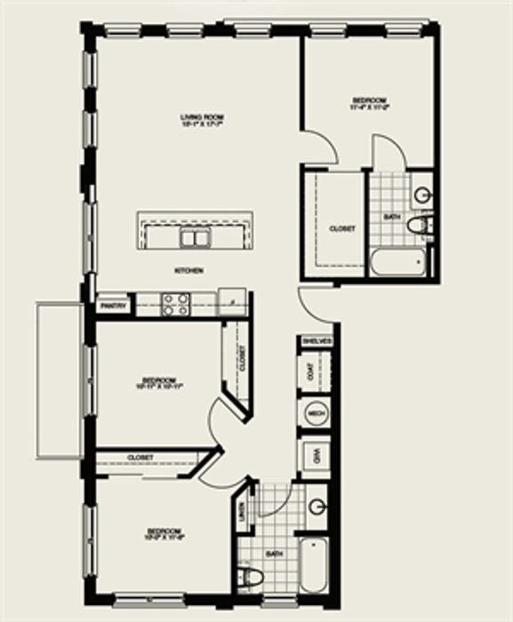 Colony Village C2 Floor Plan