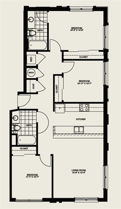 Colony Village C4 Floor Plan