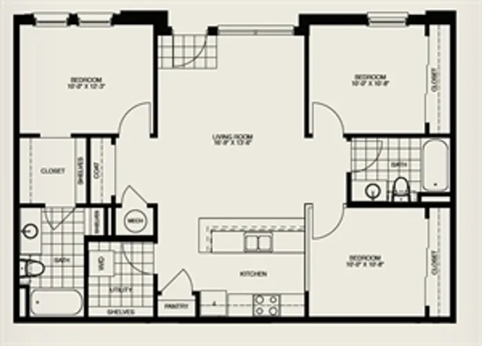 Colony Village C5 Floor Plan