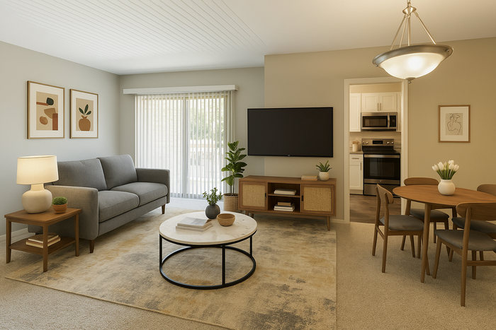Spacious Living Room