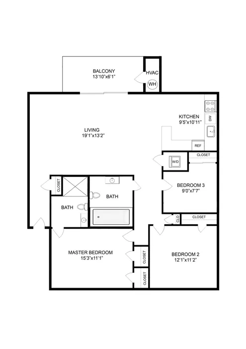 Three Bedroom