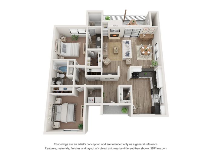 2x2 Floorplan image