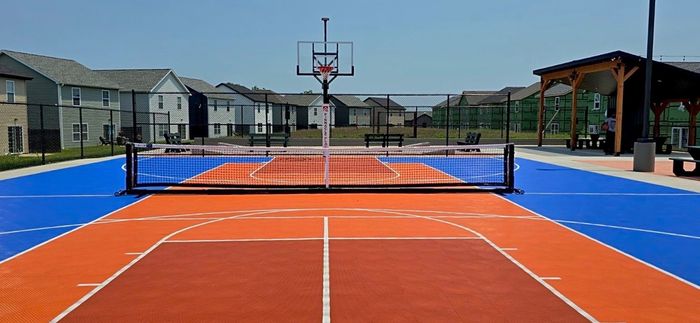 pickleball/basketball court