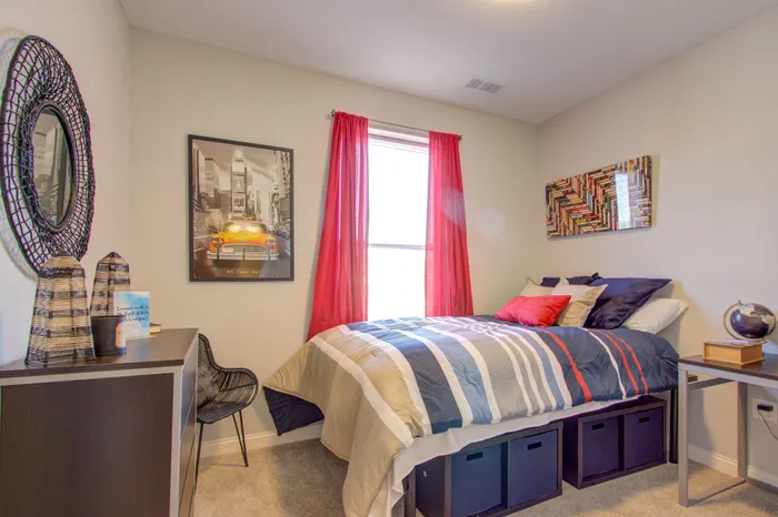 345 Flats apartment bedroom