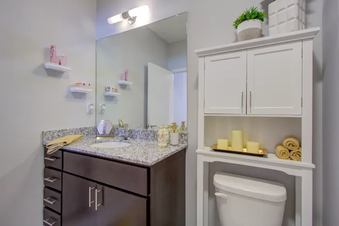 345 Flats apartment bathroom