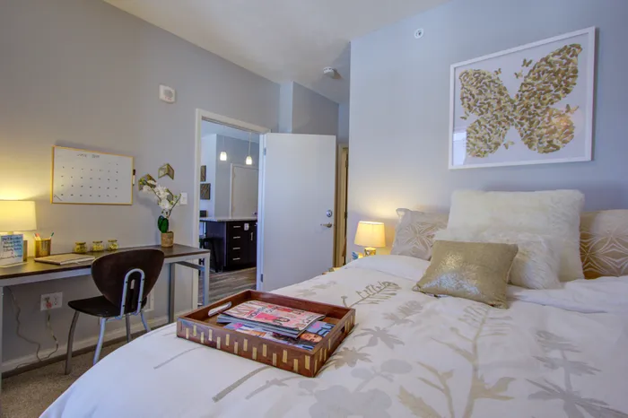 345 Flats apartment bedroom