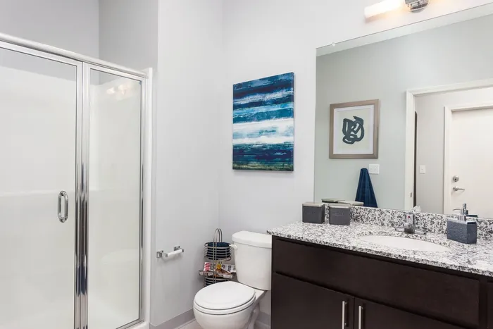 345 Flats apartment bathroom