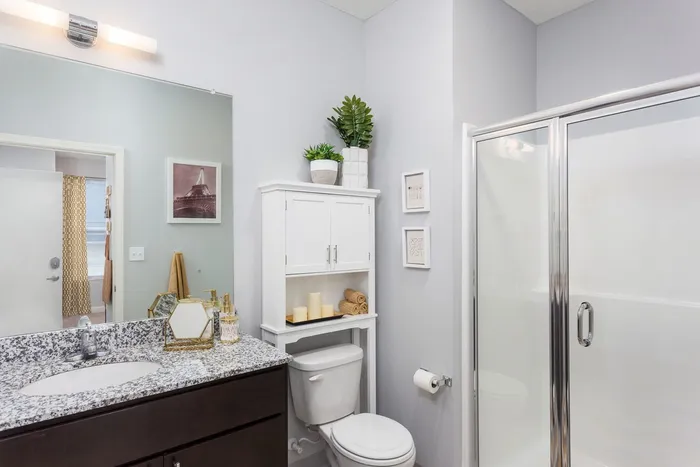 345 Flats apartment bathroom