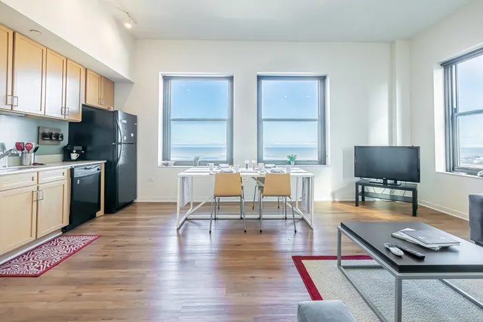 The Buckingham Apartment Dining Room and Kitchen