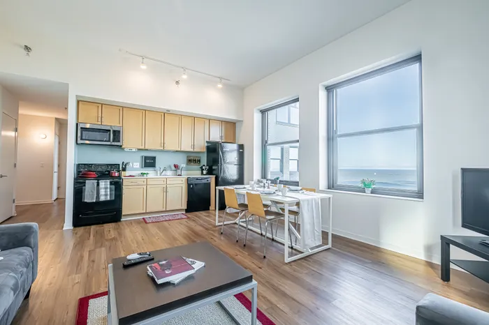 The Buckingham Apartment Dining Room and Kitchen