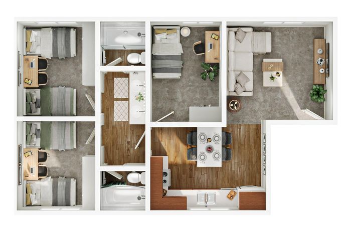 5 Bed 3x2