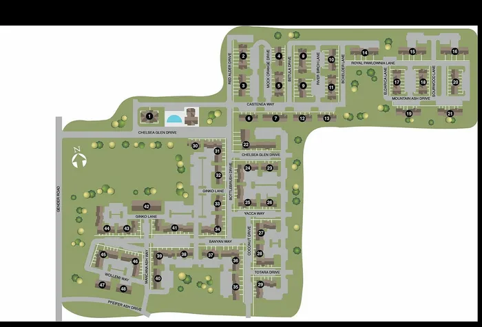 Green Site Map