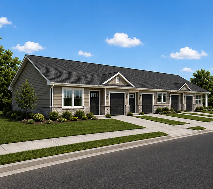 All homes include direct access garages and private entrances