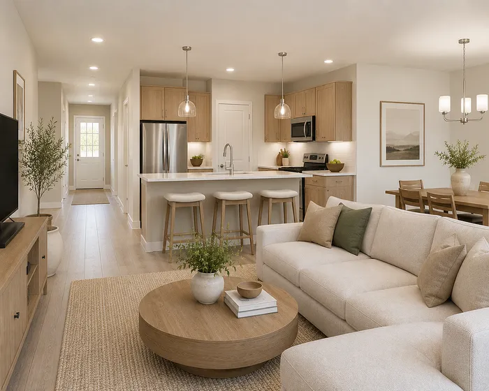 Modern open-concept floorplans