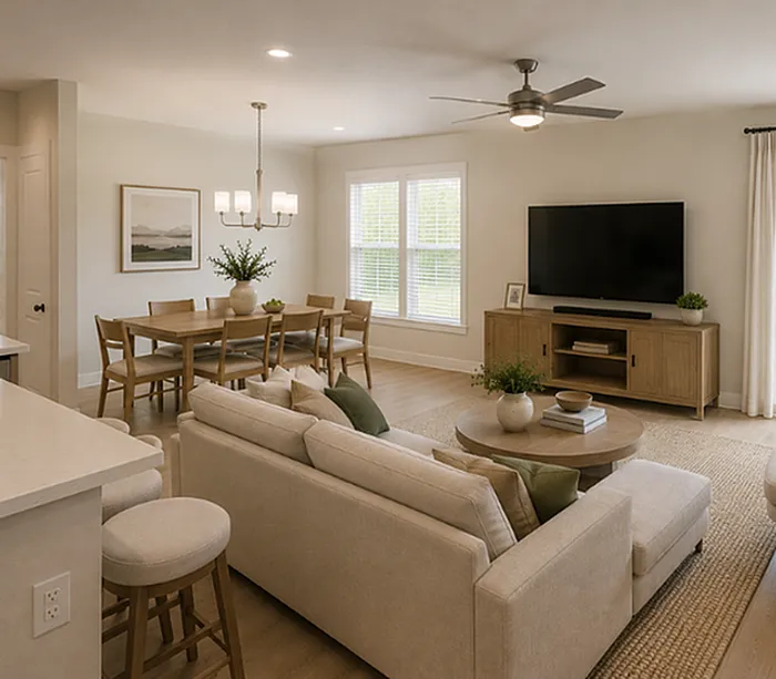 Modern open-concept floorplans