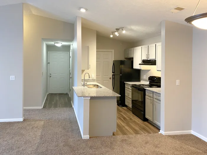 Madern bright kitchen at Eagle Chase Apartments