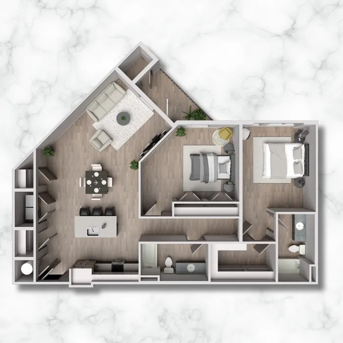 2AX - 1321 sqft
