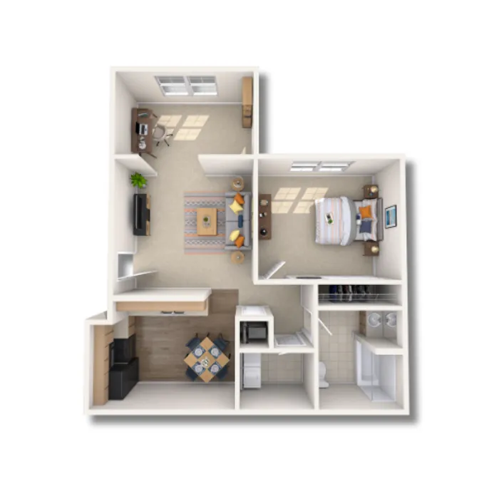 1B - 771 SQ.FT