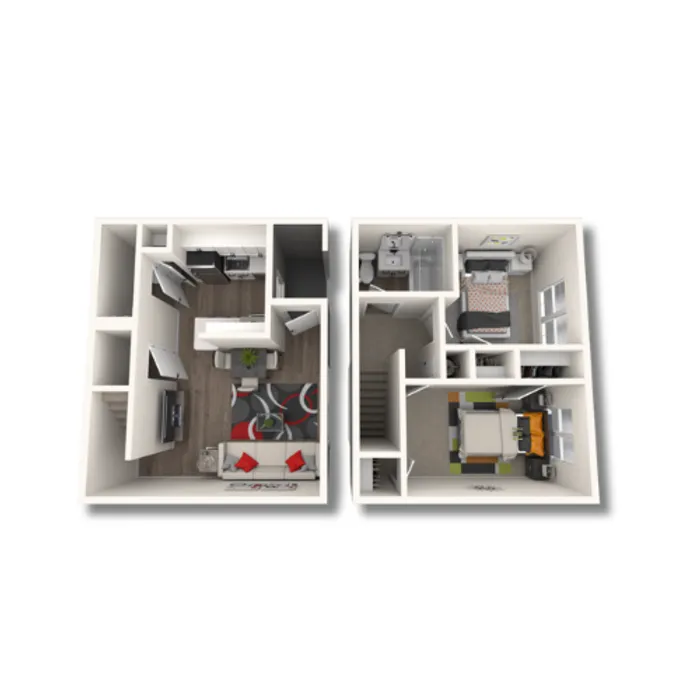 2TAR - 900 SQ.FT