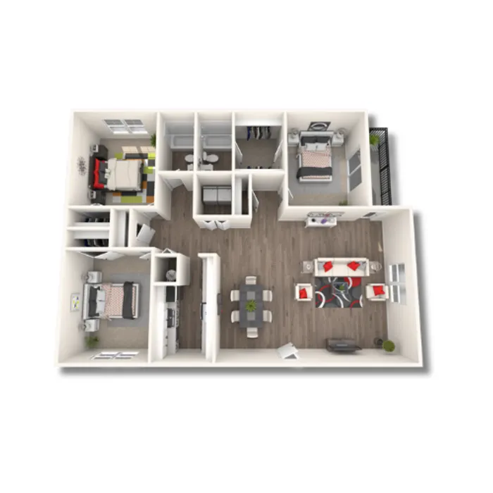 3AX - 1,340 SQ.FT