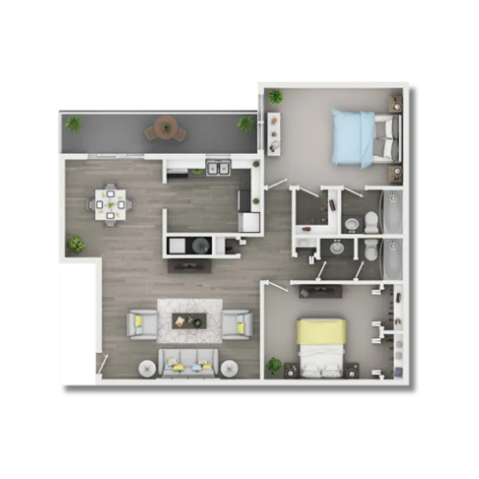 2A - 1,150 SQ.FT