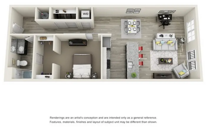 1H- 900 sqft