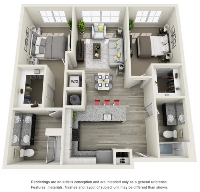 2C - 1074 sqft
