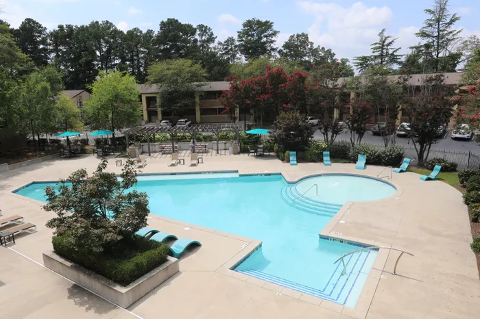 Aerial of Pool