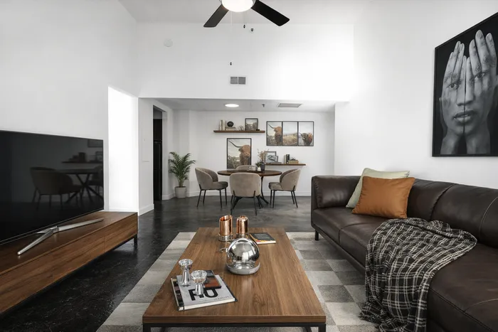 Living Room and Dining Area