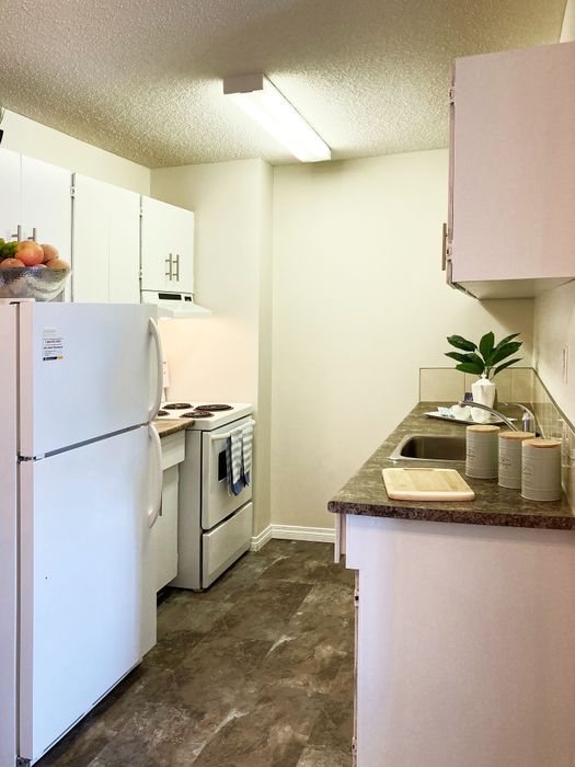 Charming kitchen with modern white cabinetry, spacious countertops, and natural light creating an inviting cooking space.