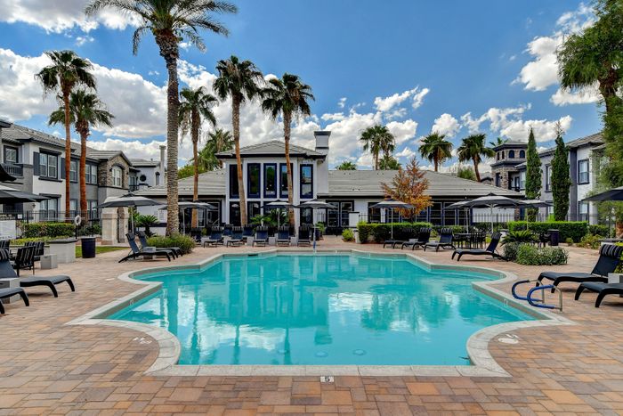 Pool and the leasing office