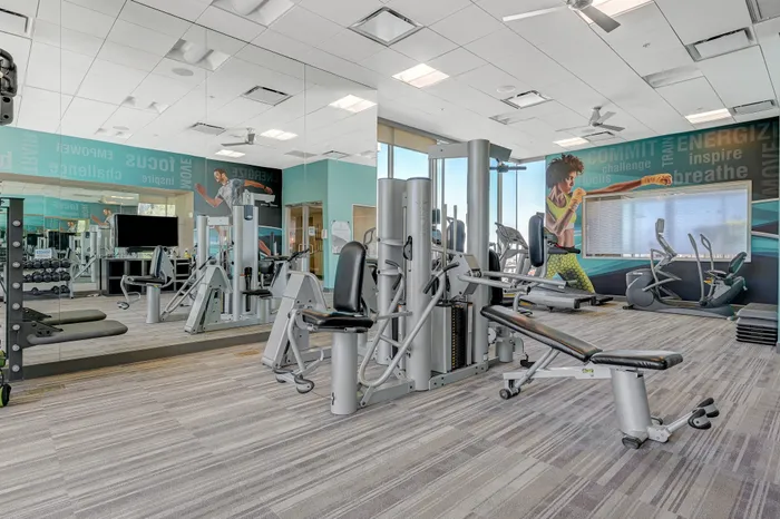 Gym with Equipment