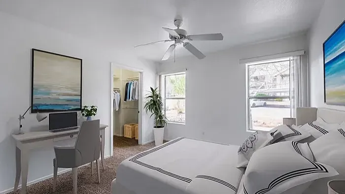 3x2 Staged Bedroom