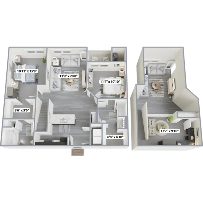 Two Bed Loft
