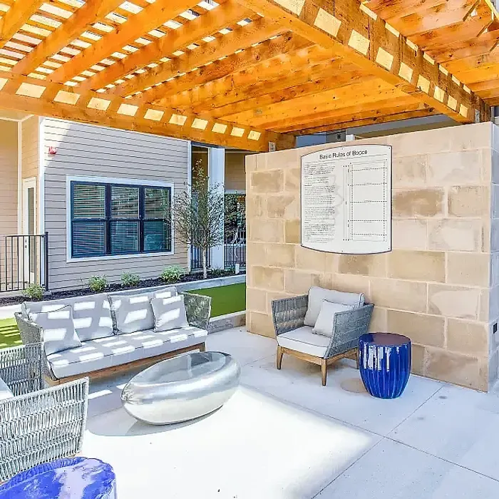 Outdoor Bocco Ball area