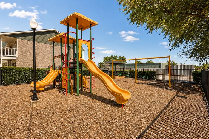 Community playground area at Huntington Oaks Apartments