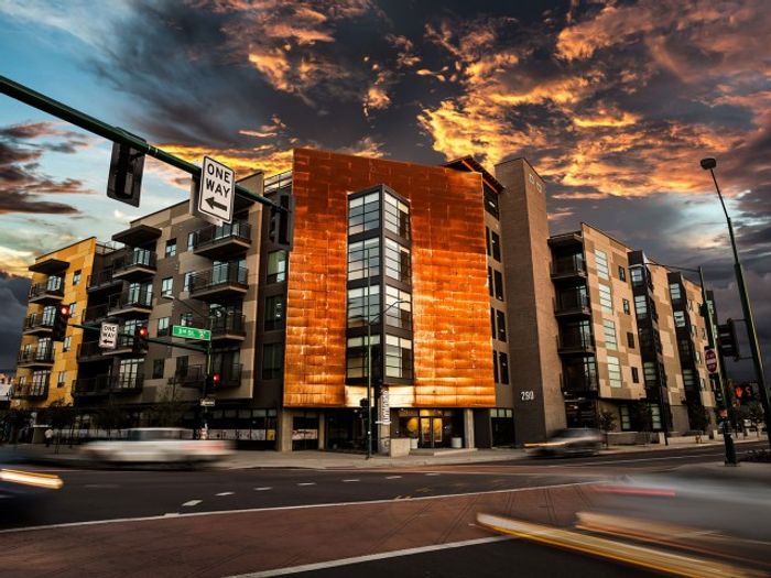 Exterior Building View Of iLuminate Apartments In Downtown Phoenix, AZ