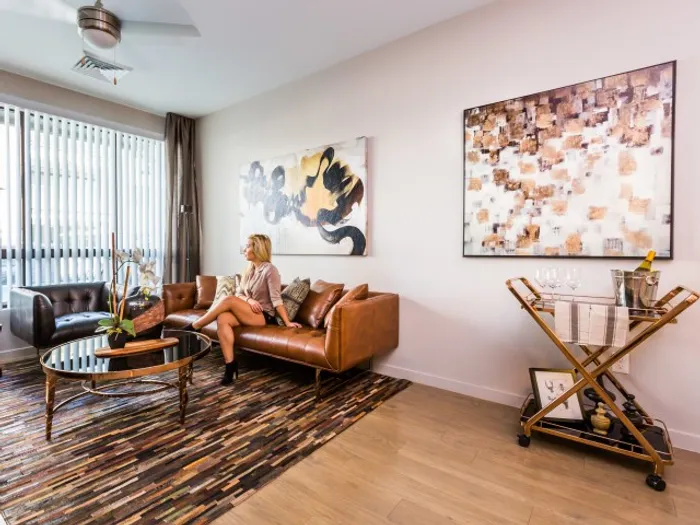 Ample Living Rooms At iLuminate Phoenix Apartments