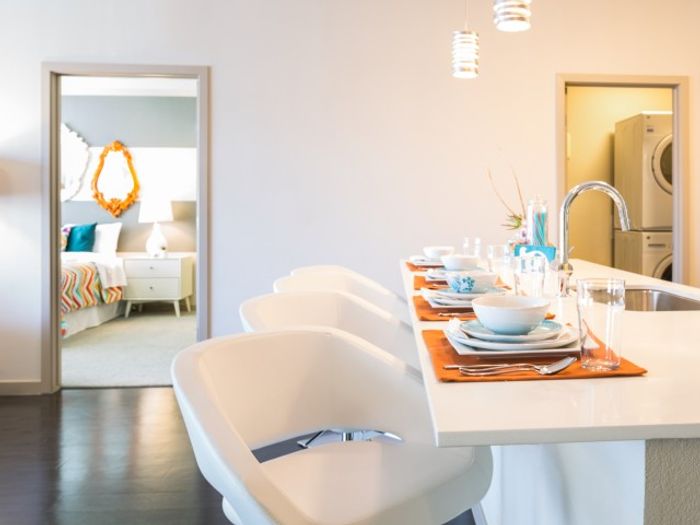 Breakfast Bars In Kitchens At iLuminate Apartments In Phoenix, AZ