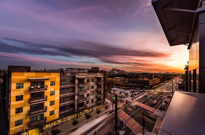 Sunset Views from Linear