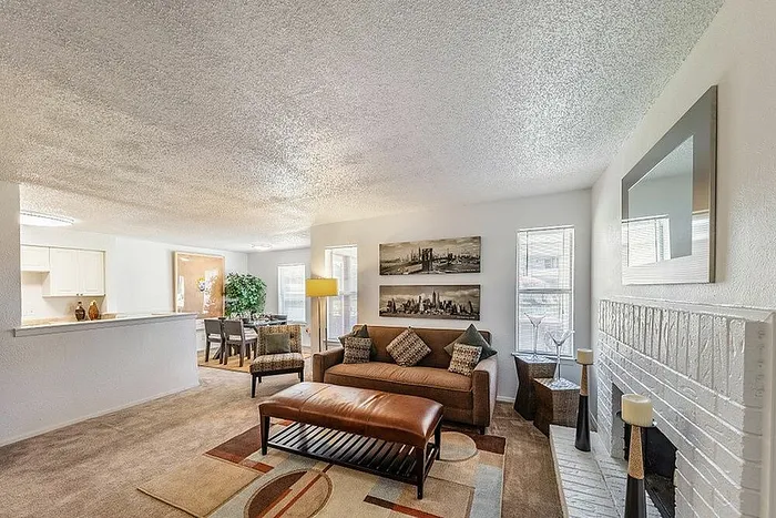 living area arbor creek apartments